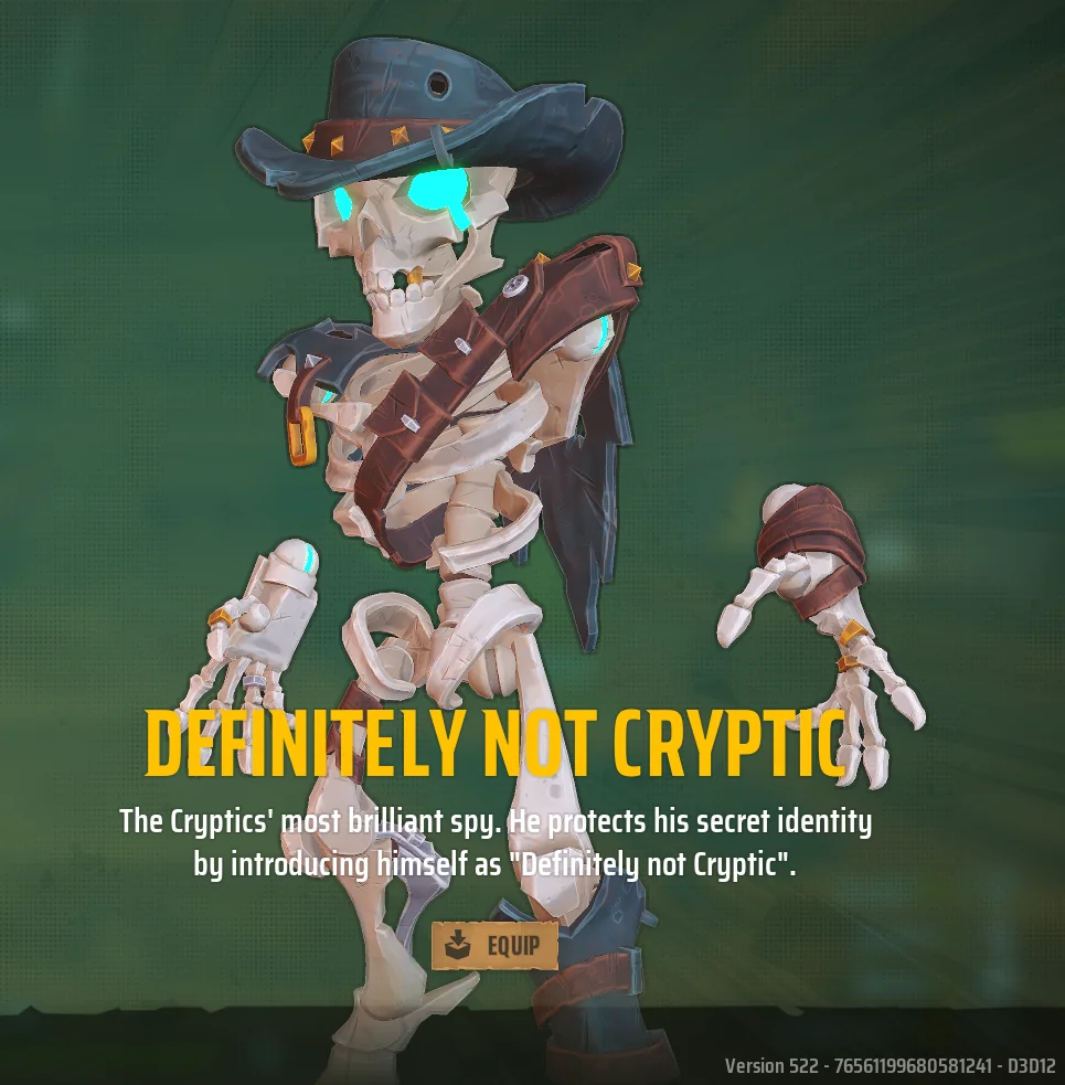 Definitely Not Cryptic